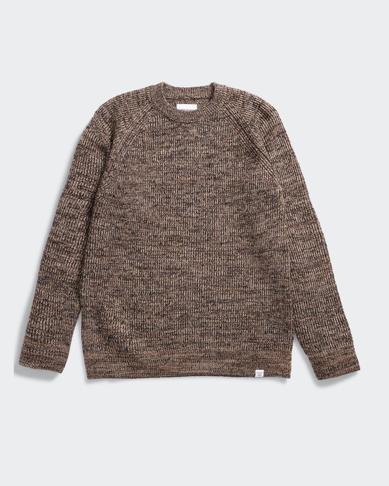 Roald Cotton Wool Rib Sweater Camel