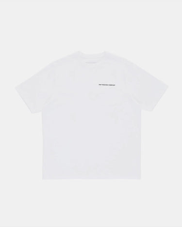 Pop Trading Co. Logo Tee Whiote Black