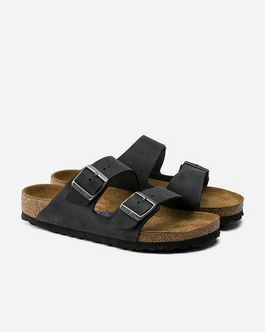 birkenstock arizona soft bed oiled leather black