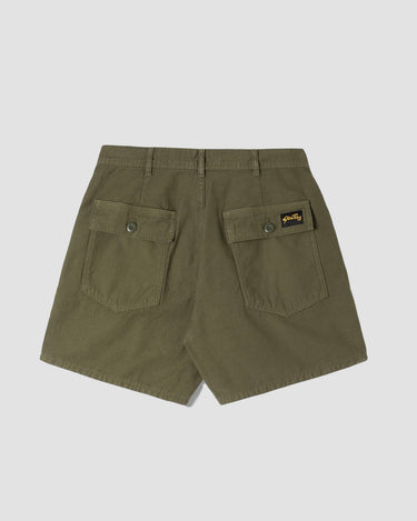 Fat Short Olive Sateen
