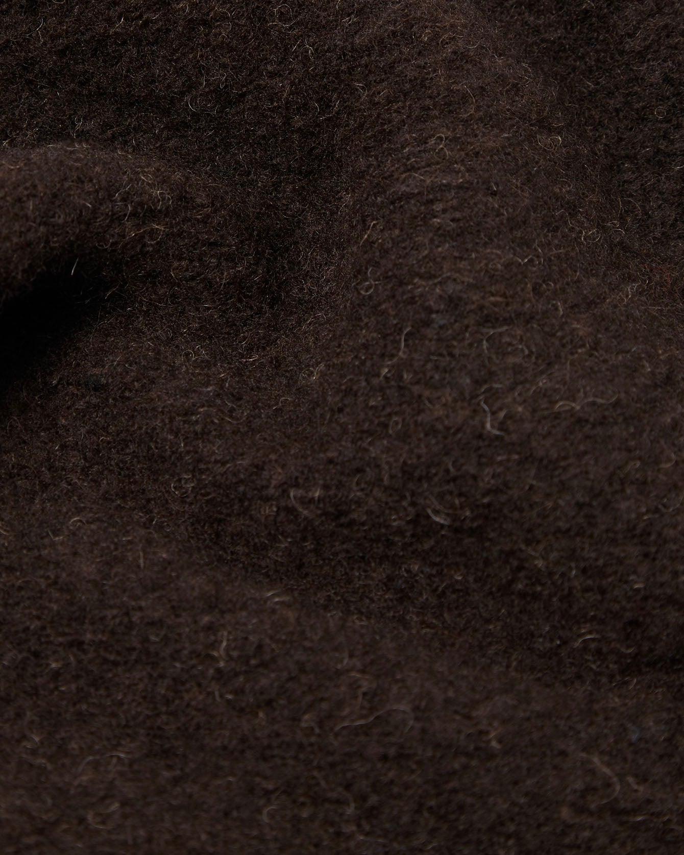 Blanket Cardigan Studio Wool Mix Brown