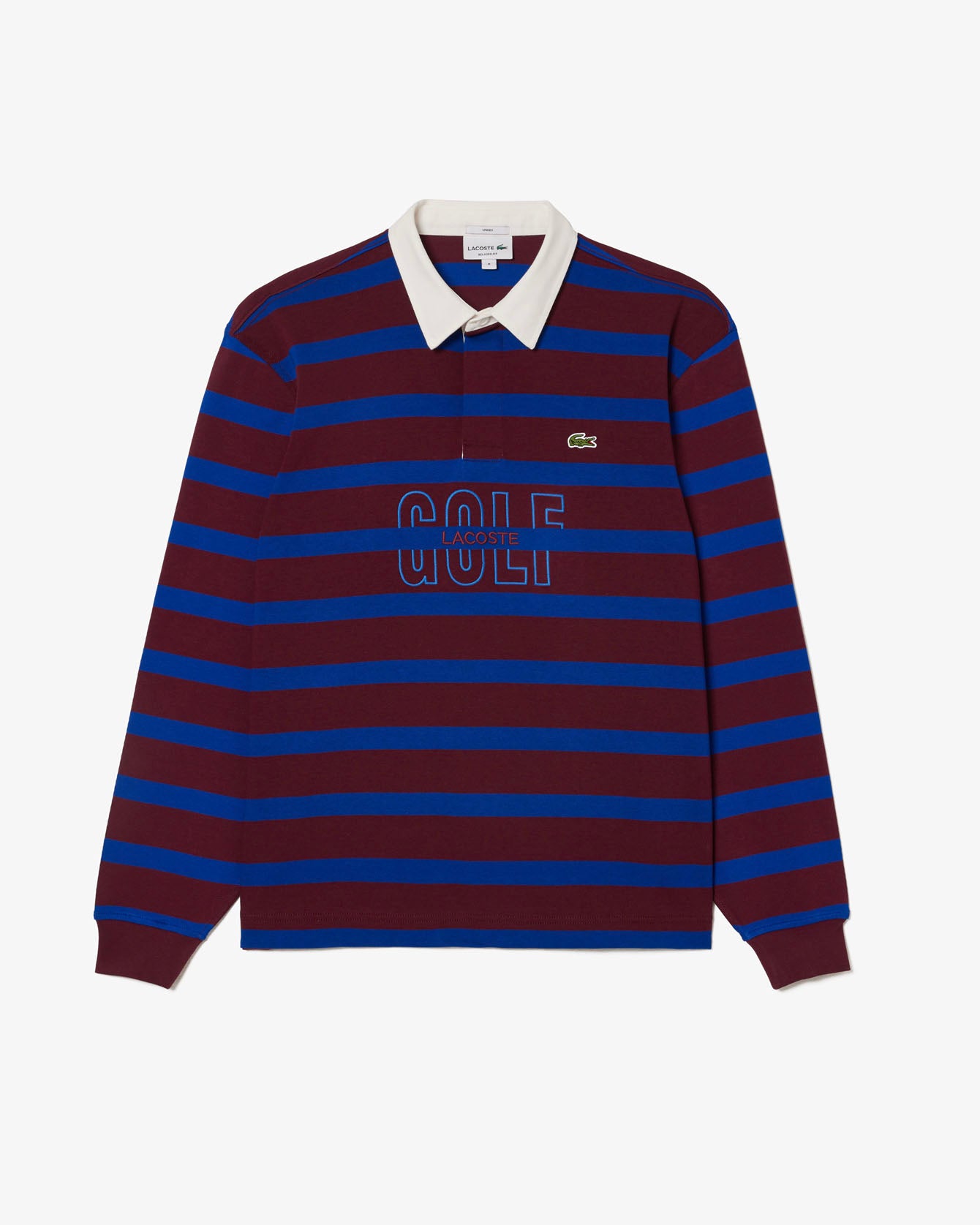 Rugby Long Sleeve Polo Bourdeux Blue