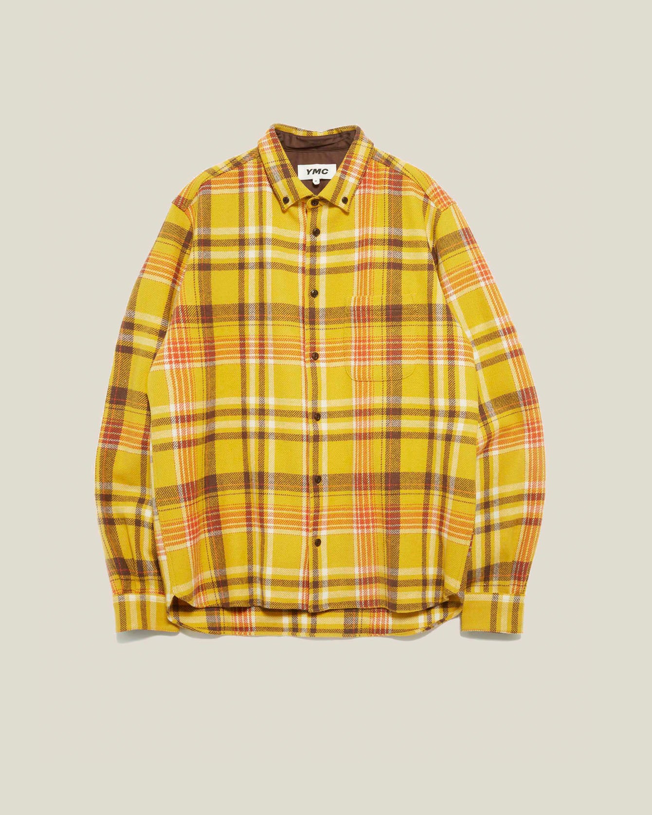 Dean Shirt Yellow Multi Flannel