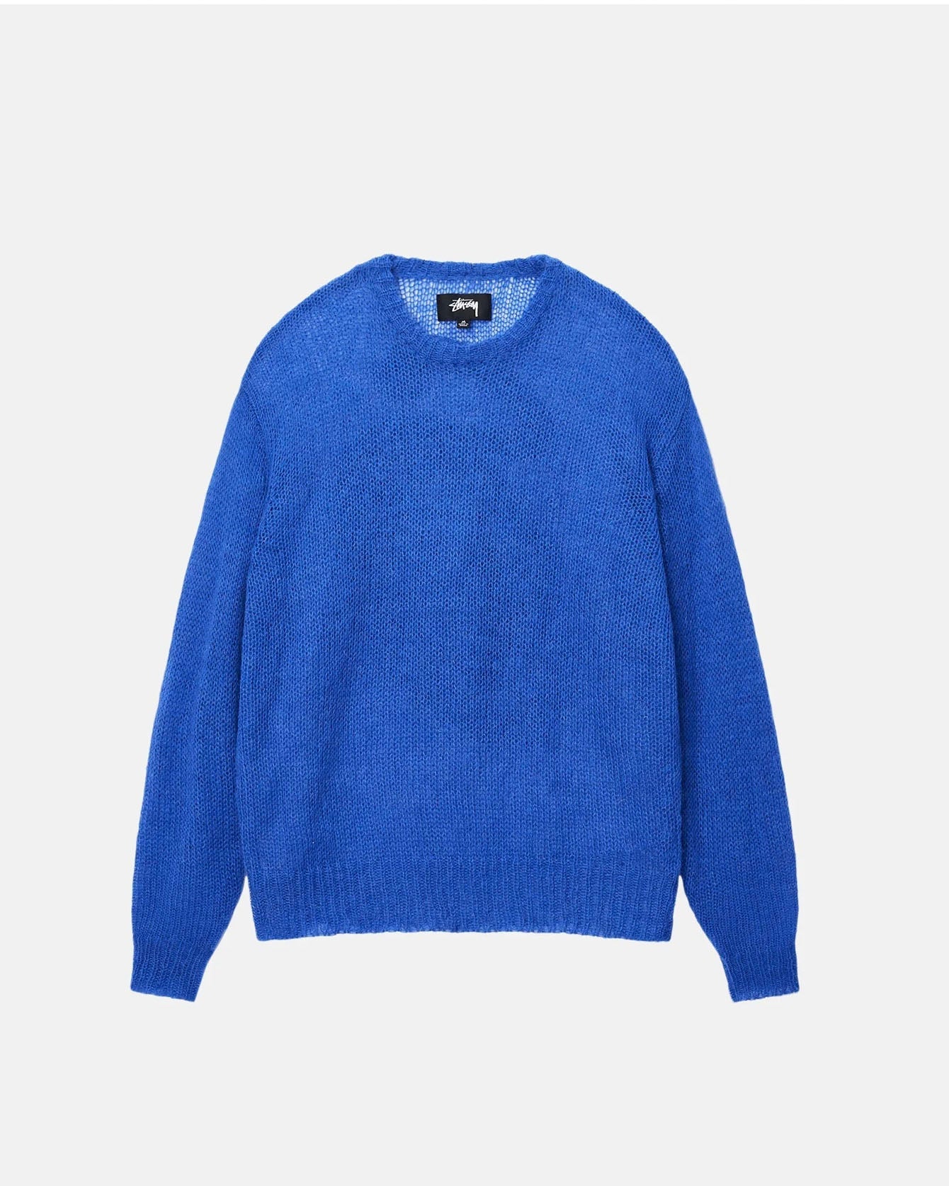 S Knit Loose Sweater Blue