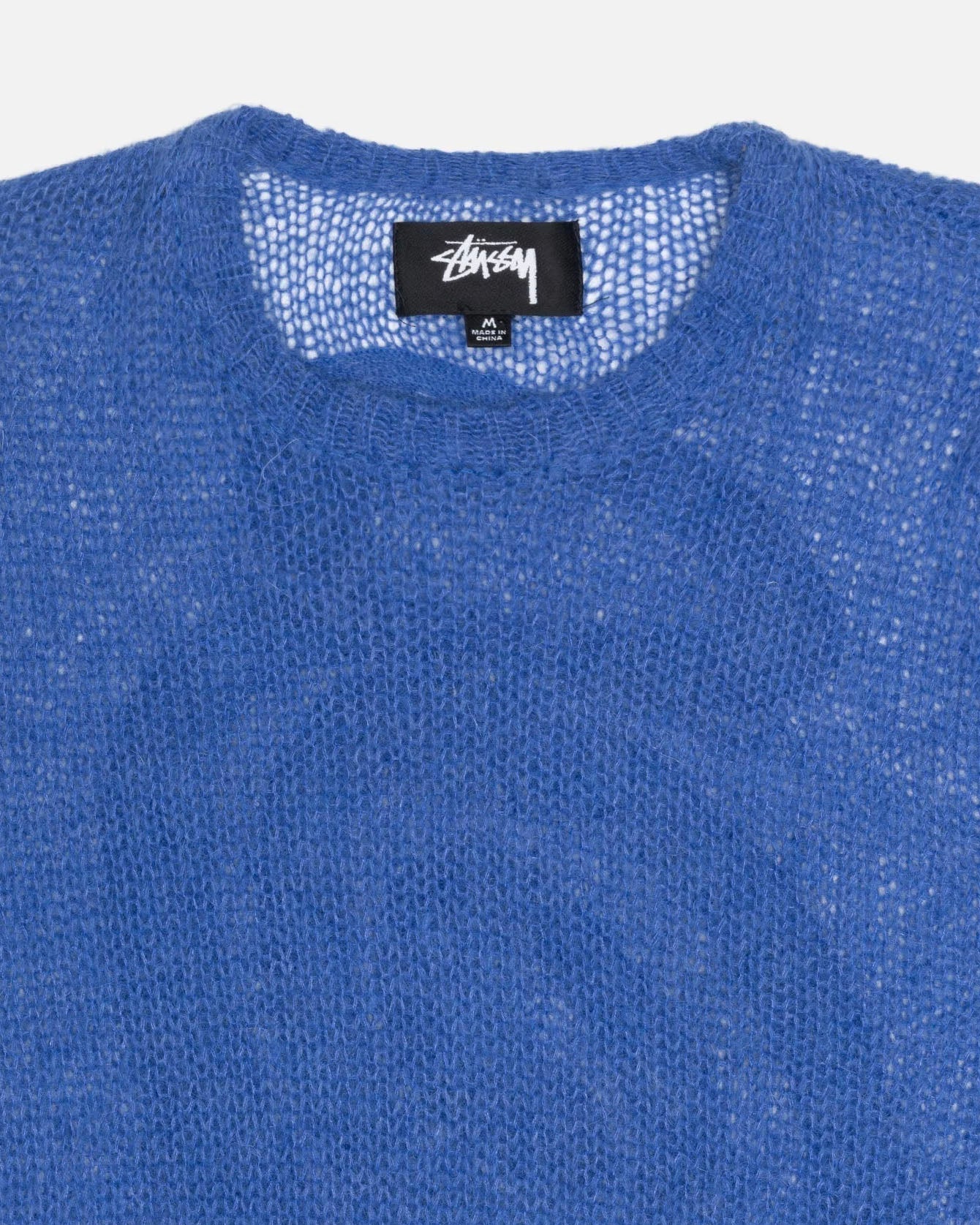 S Knit Loose Sweater Blue