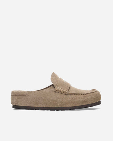 Birkenstock Naples Wrapped Suede Taupe