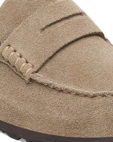 Birkenstock Naples Wrapped Suede Taupe