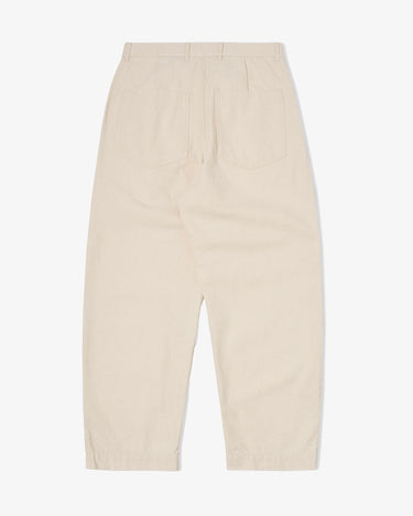 Duke Pant Ecru Recycled Cotton