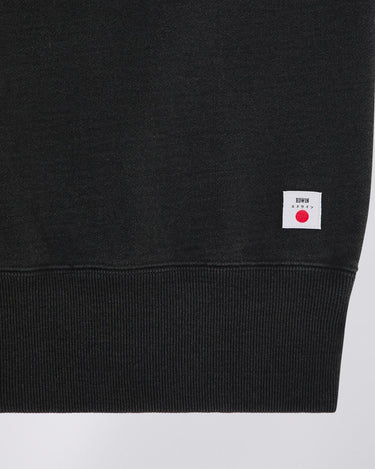Edwin Raglan Sleeve Crewneck Black