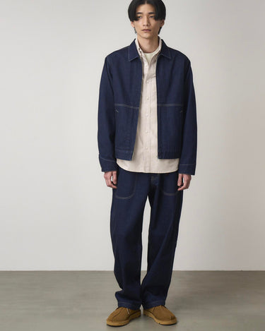 Japanese Slub Denim Jacket Indigo