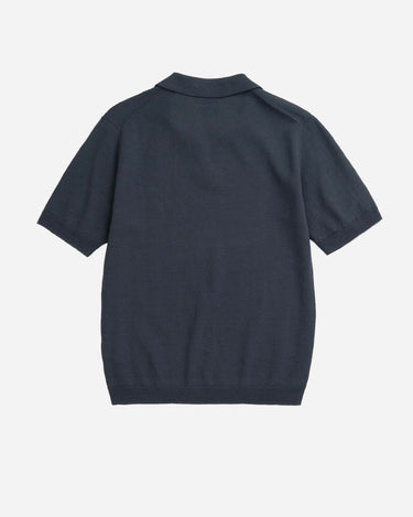 Norse Projects Anholt Cotton Paper Polo Graphite N45-0502