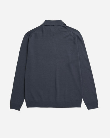 Norse Projects Gudme Cotton Paper Polo Graphite N45-0662