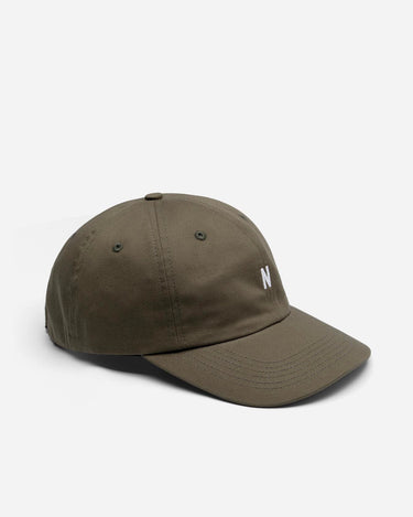 Norse Projects Twill Sports Cap Olive Night