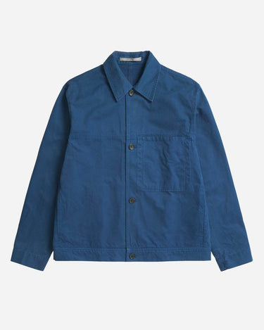 Norse project Marcus Canvas Overshirt Blue N40-0821