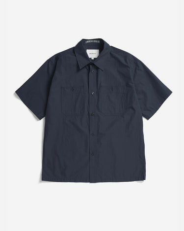 Ivan Tech Poplin Shirt Dak Navy N40-0826