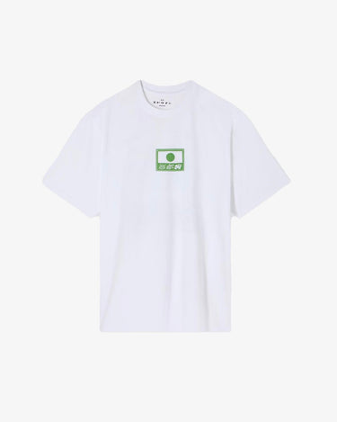 Staff T-shirt White Garment Washed