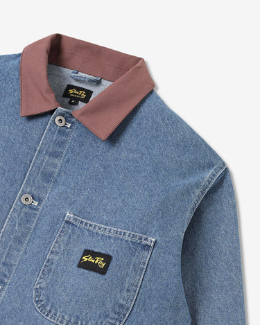 Stan Ray Coverall Jacket Denim Stone Washed