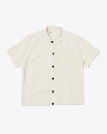 Universal Worls Tech Overshirt Nippon Waffle Ecru 32176E