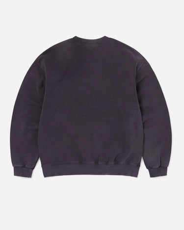This Never That Faded Arch-Logo Crewneck Faded Black