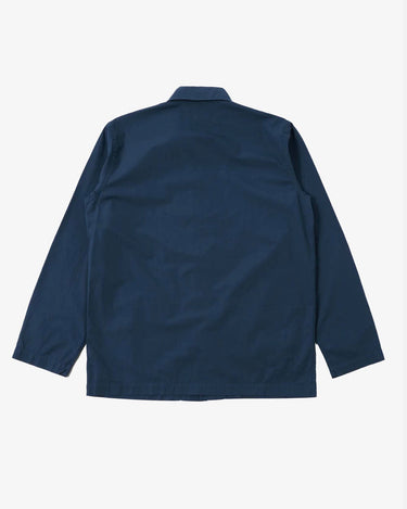 Universal Works Bakers Overshirt Navy Organic Fine Poplin 32678N 2