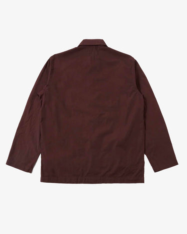 Universal Works Bakers Overshirt Rich Brown Organic FIne Poplin 32678R 3