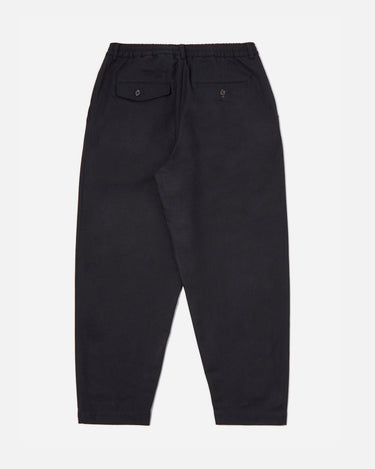 Universal Works Pleated Track Pant Upcycled Italian Tweed Dark Navy