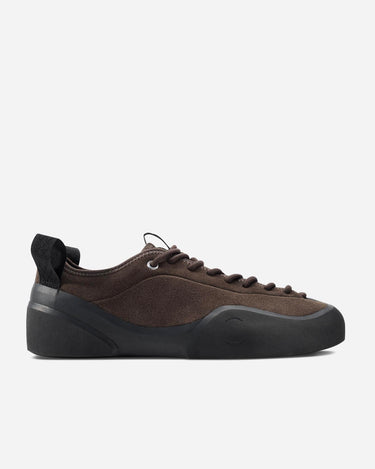 Village PM 1PM Chocolate Black Leather Suede