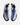 Village PM 1PM Cream Blue Leather Suede