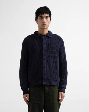 YMC Rat Pack Cardigan Navy