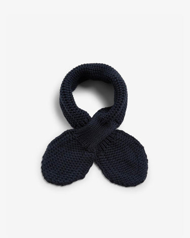YMC Slotted Scarf Navy
