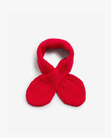 YMC Slotted Scarf Red
