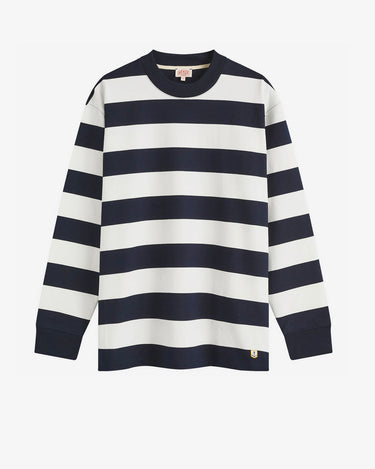 armor-lux Heritage Long Sleeve Tee Milk Dark Navy