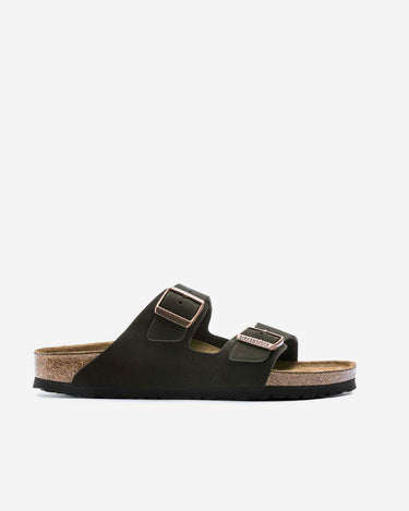 birkenstock arizona soft bed natural suede mocca sandal
