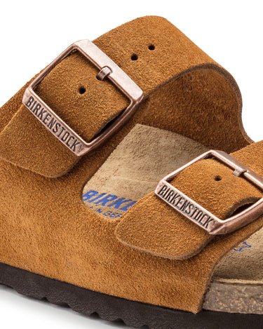birkenstock unisex arizona sandal suede mink color