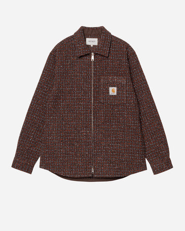 Bellamy Check shirt Jacket Tobacco