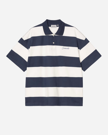 Delray Polo Stripe Blue I036187_3LE_XX