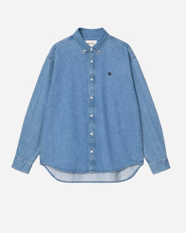carhartt L/S Lucas Shirt Blue Stone Washed