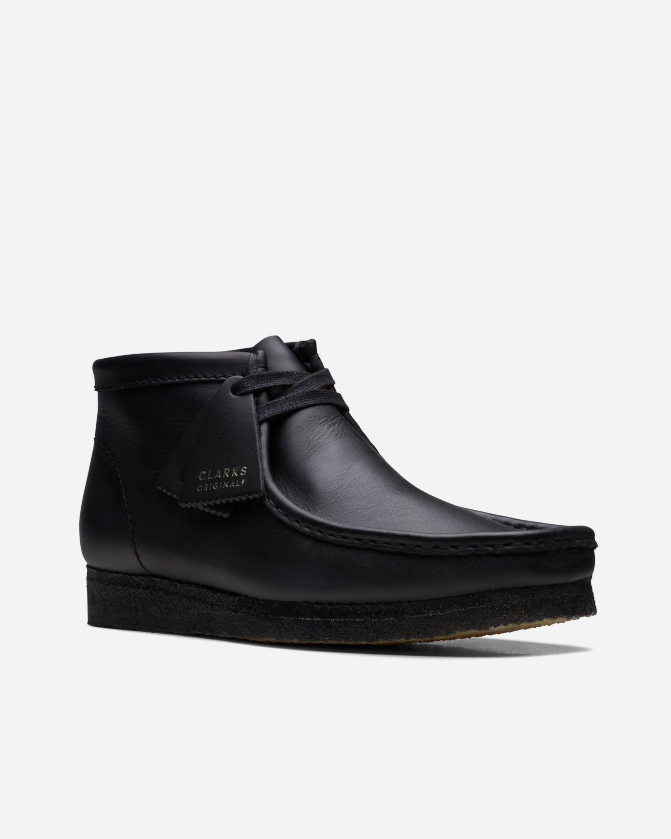Wallabee Boot - Black Leather