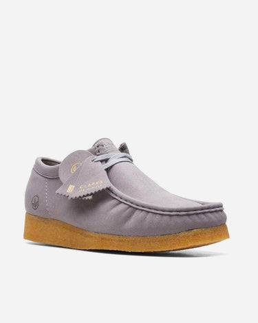 clarks wallabee vegan grey