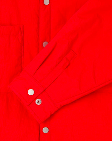 edwin Sphere Padded Overshirt Fierey Red