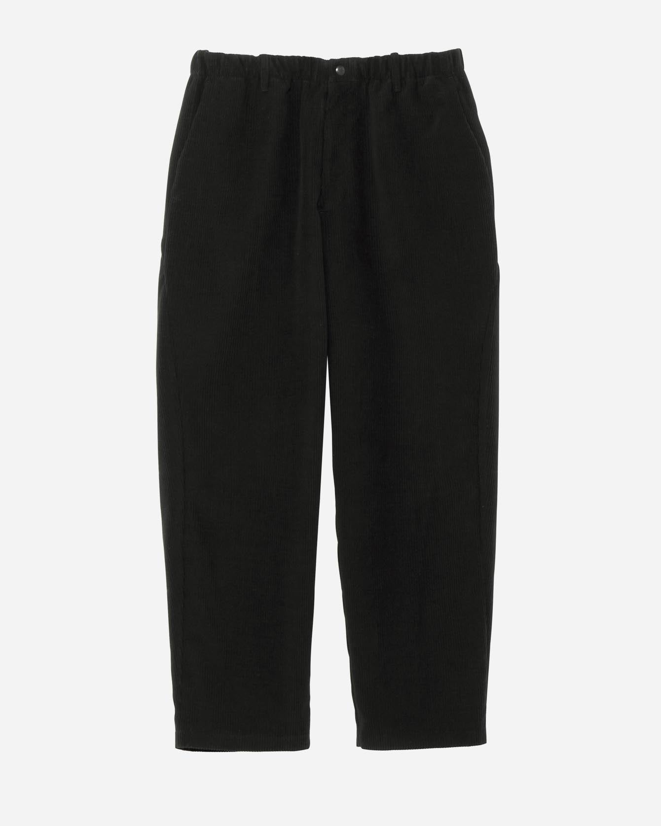 Goldwin Fine Wale Corduroy Straight Pants Black – Dela