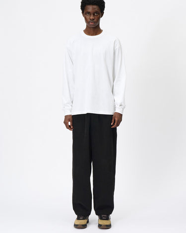 goldwin Fine Wale Corduroy Straight Pants Black