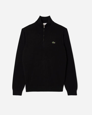lacoste Half Zip Knit Black