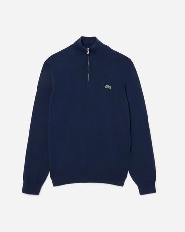lacoste Half Zip Knit Marine