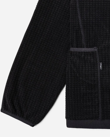 manastash Grid Fleece Zip Jacket Black