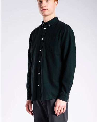 Anton Brushed Flannel Varsity Green