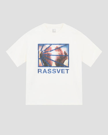 rassvet Logo Tee Shirt Knit Off White