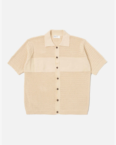 universal-works SS Knit Shirt Ecru 32761E
