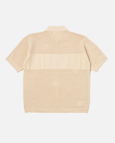 universal-works SS Knit Shirt Ecru 32761E