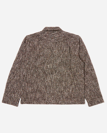 universal works Zip Shirt Sedona Tweed Brown
